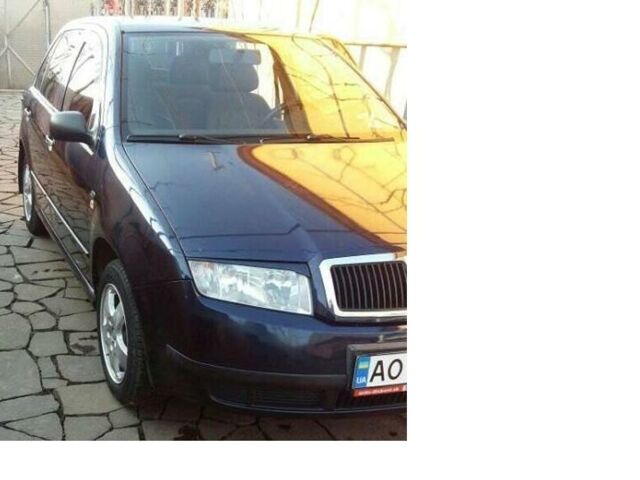 Синий Шкода Фабия, объемом двигателя 1.4 л и пробегом 163 тыс. км за 4800 $, фото 1 на Automoto.ua