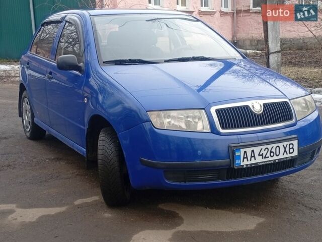 Синий Шкода Фабия, объемом двигателя 1.4 л и пробегом 198 тыс. км за 3000 $, фото 1 на Automoto.ua