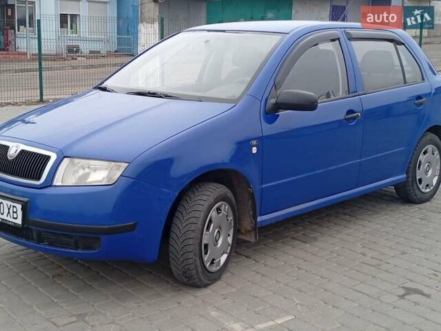 Синий Шкода Фабия, объемом двигателя 1.4 л и пробегом 198 тыс. км за 3000 $, фото 1 на Automoto.ua