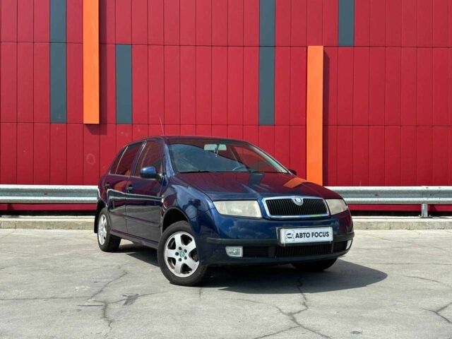 Синий Шкода Фабия, объемом двигателя 1.4 л и пробегом 100 тыс. км за 3690 $, фото 1 на Automoto.ua