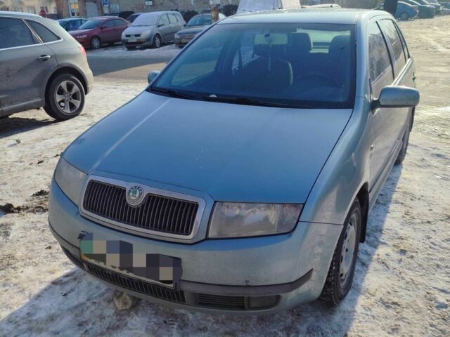Синий Шкода Фабия, объемом двигателя 1.4 л и пробегом 177 тыс. км за 3500 $, фото 1 на Automoto.ua