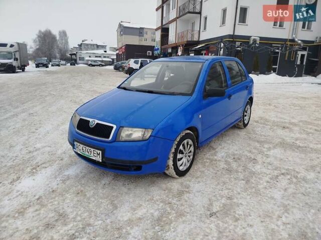 Синій Шкода Фабія, об'ємом двигуна 1.2 л та пробігом 200 тис. км за 2400 $, фото 1 на Automoto.ua