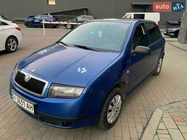 Синій Шкода Фабія, об'ємом двигуна 1.2 л та пробігом 200 тис. км за 1750 $, фото 1 на Automoto.ua