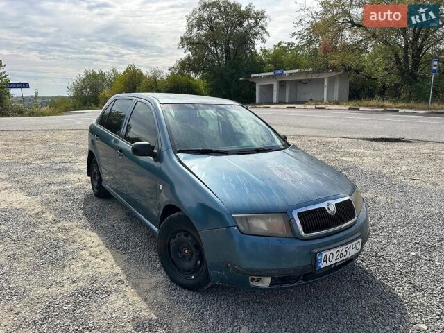 Синий Шкода Фабия, объемом двигателя 1.2 л и пробегом 398 тыс. км за 1650 $, фото 1 на Automoto.ua