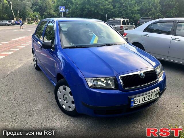 Шкода Фабия 2003 в Полтаве на Automoto.ua Синий Шкода Фабия, объемом двигателя 1.2 л и пробегом 0 тыс. км за 3300 $, фото 1 на Automoto.ua