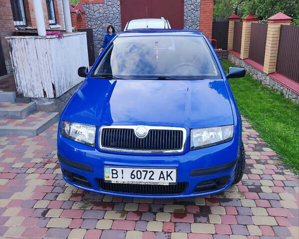 Синій Шкода Фабія, об'ємом двигуна 1.2 л та пробігом 119 тис. км за 4700 $, фото 1 на Automoto.ua
