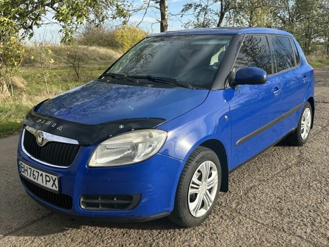 Шкода Фабия 2008 в Татарбунарах на Automoto.ua Синий Шкода Фабия, объемом двигателя 1.4 л и пробегом 220 тыс. км за 4400 $, фото 1 на Automoto.ua
