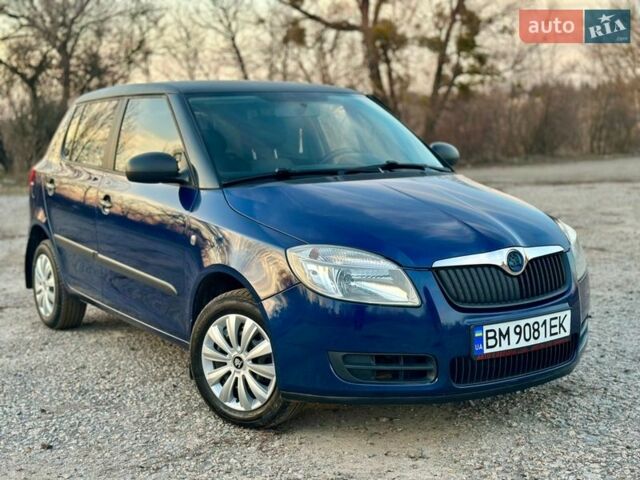 Синий Шкода Фабия, объемом двигателя 1.2 л и пробегом 193 тыс. км за 4750 $, фото 1 на Automoto.ua
