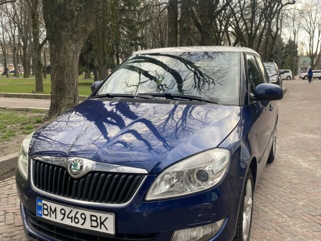 Синий Шкода Фабия, объемом двигателя 1.2 л и пробегом 200 тыс. км за 5500 $, фото 1 на Automoto.ua