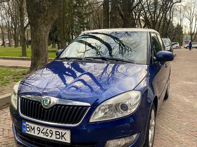 Синий Шкода Фабия, объемом двигателя 1.2 л и пробегом 200 тыс. км за 5500 $, фото 1 на Automoto.ua