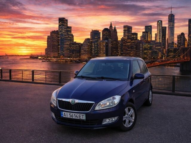 Синий Шкода Фабия, объемом двигателя 1.4 л и пробегом 235 тыс. км за 4499 $, фото 1 на Automoto.ua