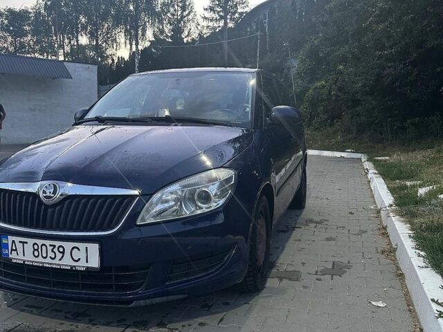 Синий Шкода Фабия, объемом двигателя 1.6 л и пробегом 351 тыс. км за 4600 $, фото 1 на Automoto.ua