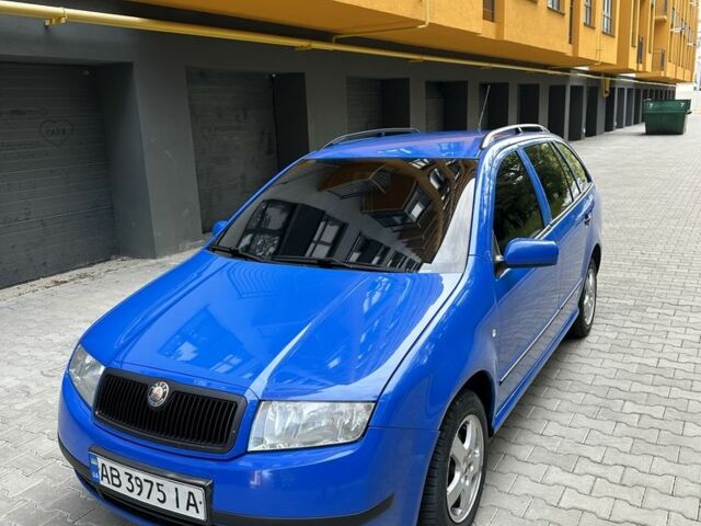 Синій Шкода Фабія, об'ємом двигуна 1.4 л та пробігом 210 тис. км за 3950 $, фото 1 на Automoto.ua