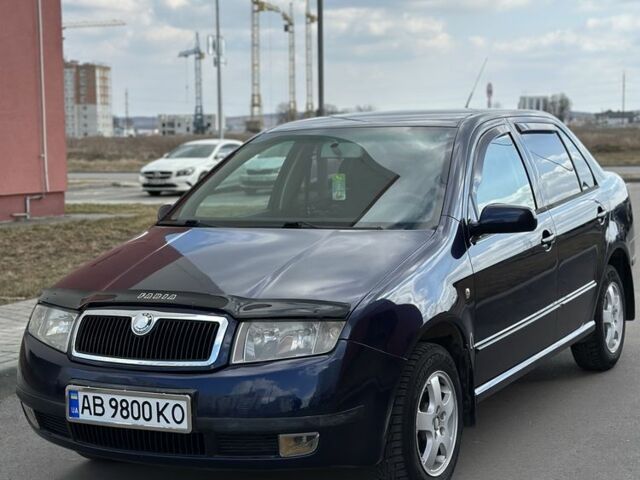 Синий Шкода Фабия, объемом двигателя 1.4 л и пробегом 200 тыс. км за 3750 $, фото 1 на Automoto.ua