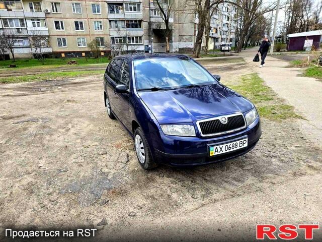 Синий Шкода Фабия, объемом двигателя 1.4 л и пробегом 248 тыс. км за 3600 $, фото 1 на Automoto.ua