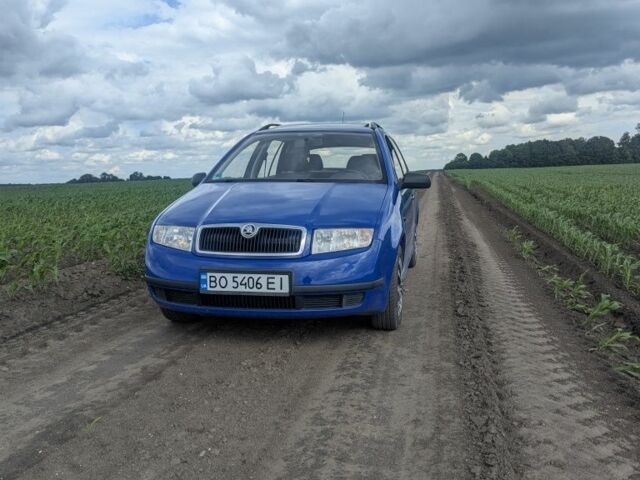 Синій Шкода Фабія, об'ємом двигуна 1.4 л та пробігом 259 тис. км за 3500 $, фото 1 на Automoto.ua