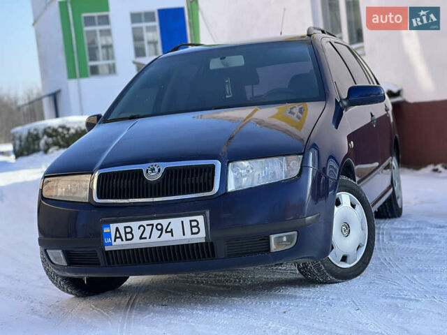 Синий Шкода Фабия, объемом двигателя 1.4 л и пробегом 272 тыс. км за 3800 $, фото 1 на Automoto.ua