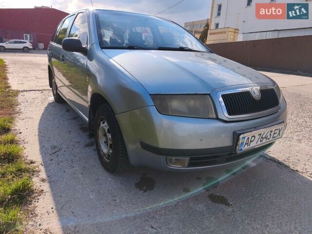 Синий Шкода Фабия, объемом двигателя 1.4 л и пробегом 390 тыс. км за 2600 $, фото 1 на Automoto.ua