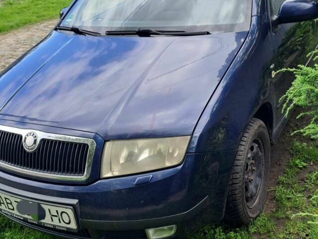 Синий Шкода Фабия, объемом двигателя 1 л и пробегом 170 тыс. км за 4500 $, фото 1 на Automoto.ua