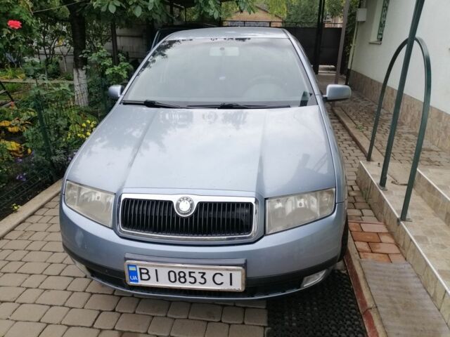 Синий Шкода Фабия, объемом двигателя 1.4 л и пробегом 284 тыс. км за 4000 $, фото 1 на Automoto.ua