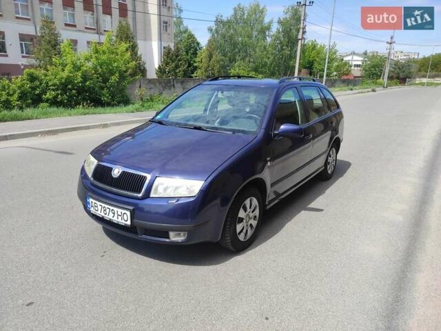 Синий Шкода Фабия, объемом двигателя 1.39 л и пробегом 162 тыс. км за 3900 $, фото 1 на Automoto.ua