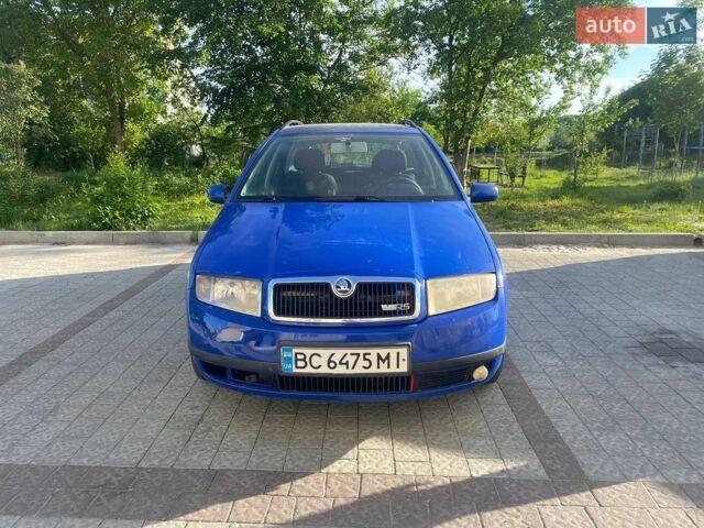 Синий Шкода Фабия, объемом двигателя 1.4 л и пробегом 310 тыс. км за 2700 $, фото 1 на Automoto.ua