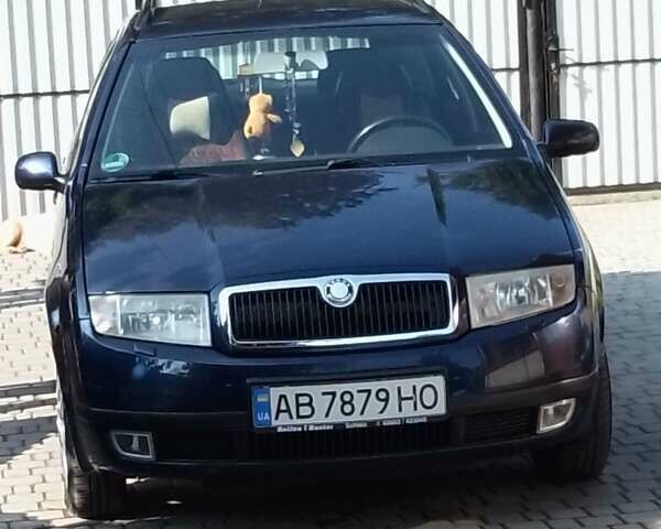 Синий Шкода Фабия, объемом двигателя 1.39 л и пробегом 163 тыс. км за 3500 $, фото 1 на Automoto.ua