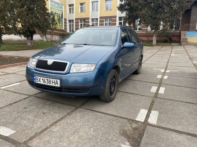 Синий Шкода Фабия, объемом двигателя 1.4 л и пробегом 175 тыс. км за 3000 $, фото 1 на Automoto.ua