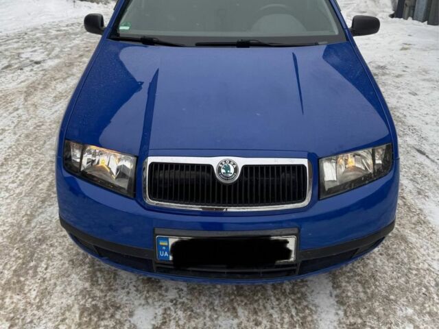Синій Шкода Фабія, об'ємом двигуна 1.4 л та пробігом 217 тис. км за 4100 $, фото 1 на Automoto.ua