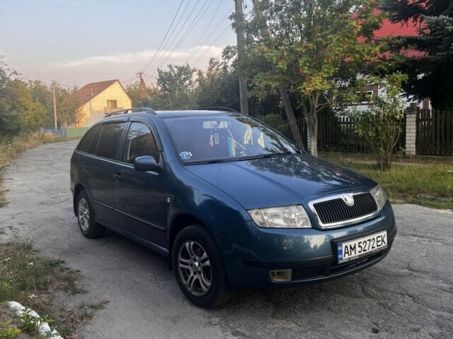 Синий Шкода Фабия, объемом двигателя 1.4 л и пробегом 265 тыс. км за 3409 $, фото 1 на Automoto.ua