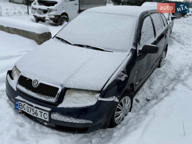 Синій Шкода Фабія, об'ємом двигуна 1.4 л та пробігом 176 тис. км за 1650 $, фото 1 на Automoto.ua