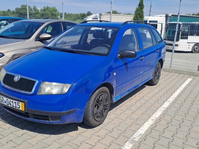 Синий Шкода Фабия, объемом двигателя 1.4 л и пробегом 176 тыс. км за 3600 $, фото 1 на Automoto.ua