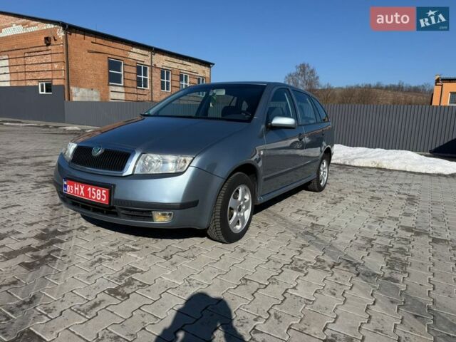 Синій Шкода Фабія, об'ємом двигуна 1.4 л та пробігом 190 тис. км за 3850 $, фото 1 на Automoto.ua