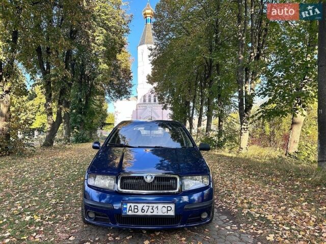 Синий Шкода Фабия, объемом двигателя 1.2 л и пробегом 339 тыс. км за 2100 $, фото 1 на Automoto.ua