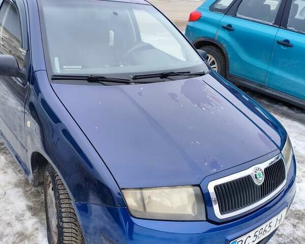Синий Шкода Фабия, объемом двигателя 1.39 л и пробегом 241 тыс. км за 2500 $, фото 1 на Automoto.ua