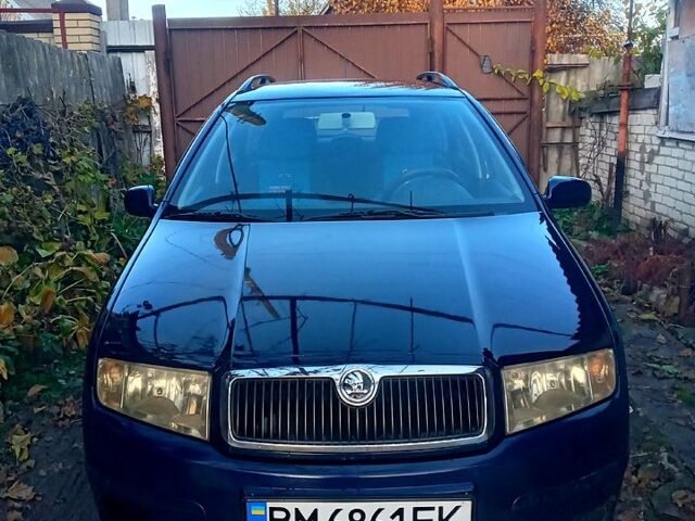 Синій Шкода Фабія, об'ємом двигуна 1.4 л та пробігом 224 тис. км за 4000 $, фото 1 на Automoto.ua