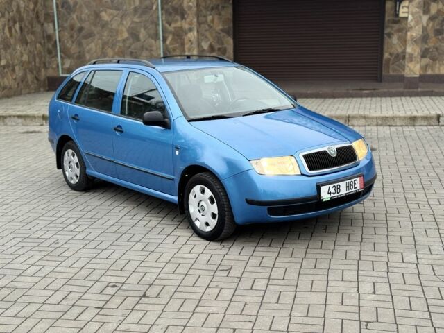Синий Шкода Фабия, объемом двигателя 1.4 л и пробегом 175 тыс. км за 1999 $, фото 1 на Automoto.ua