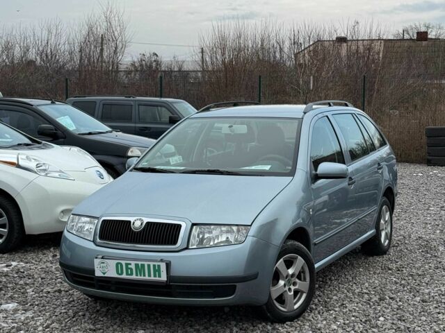 Синій Шкода Фабія, об'ємом двигуна 1.4 л та пробігом 166 тис. км за 5700 $, фото 1 на Automoto.ua