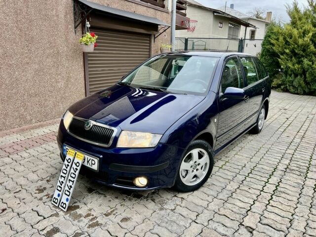 Синій Шкода Фабія, об'ємом двигуна 1.4 л та пробігом 186 тис. км за 3999 $, фото 1 на Automoto.ua