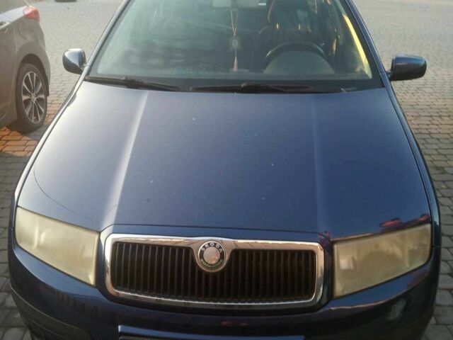 Синий Шкода Фабия, объемом двигателя 1.4 л и пробегом 175 тыс. км за 3900 $, фото 1 на Automoto.ua