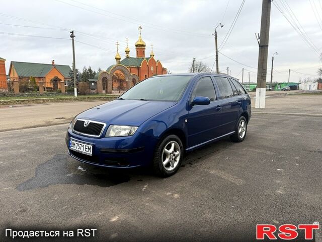 Синий Шкода Фабия, объемом двигателя 1.4 л и пробегом 150 тыс. км за 4150 $, фото 1 на Automoto.ua