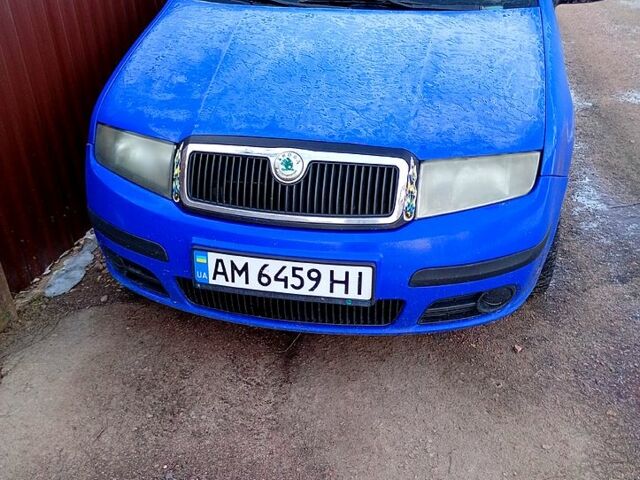 Синій Шкода Фабія, об'ємом двигуна 1.4 л та пробігом 288 тис. км за 4100 $, фото 1 на Automoto.ua