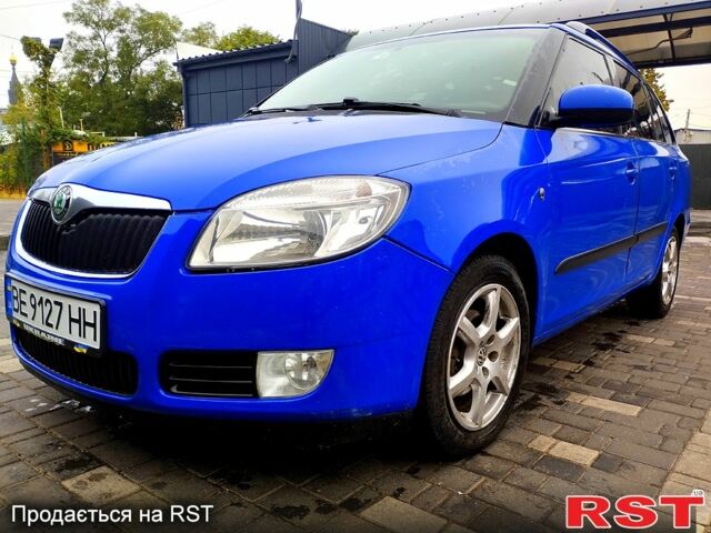 Синій Шкода Фабія, об'ємом двигуна 1.4 л та пробігом 223 тис. км за 5200 $, фото 1 на Automoto.ua