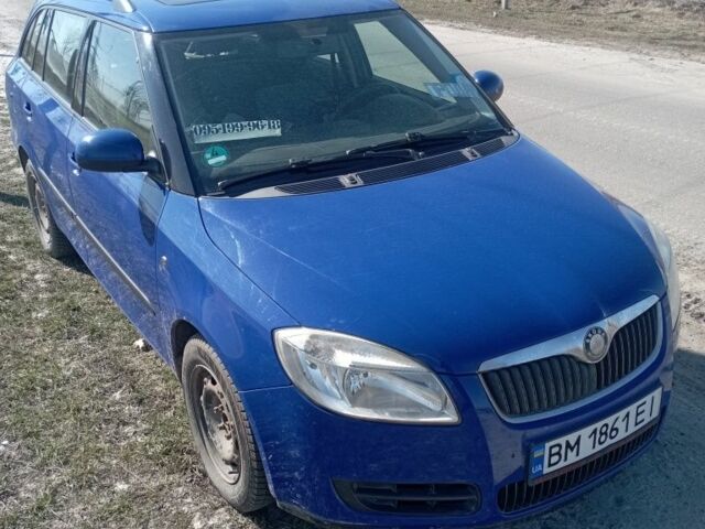 Синий Шкода Фабия, объемом двигателя 1.4 л и пробегом 180 тыс. км за 5500 $, фото 1 на Automoto.ua