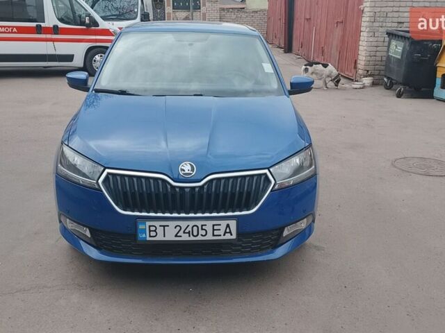 Синий Шкода Фабия, объемом двигателя 1 л и пробегом 75 тыс. км за 9500 $, фото 1 на Automoto.ua