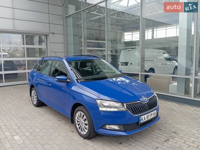 Синій Шкода Фабія, об'ємом двигуна 1 л та пробігом 100 тис. км за 8550 $, фото 1 на Automoto.ua