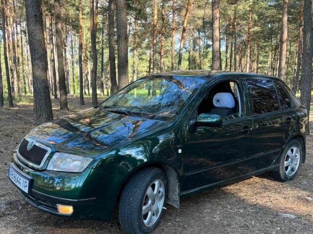 Зеленый Шкода Фабия, объемом двигателя 1.4 л и пробегом 195 тыс. км за 2950 $, фото 1 на Automoto.ua