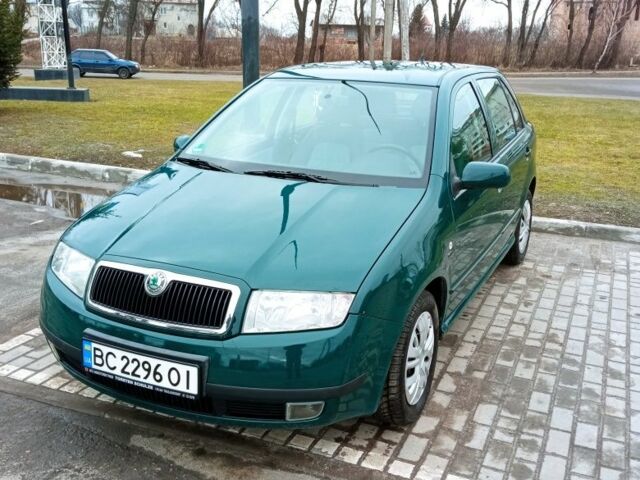 Зеленый Шкода Фабия, объемом двигателя 1.4 л и пробегом 286 тыс. км за 3600 $, фото 1 на Automoto.ua