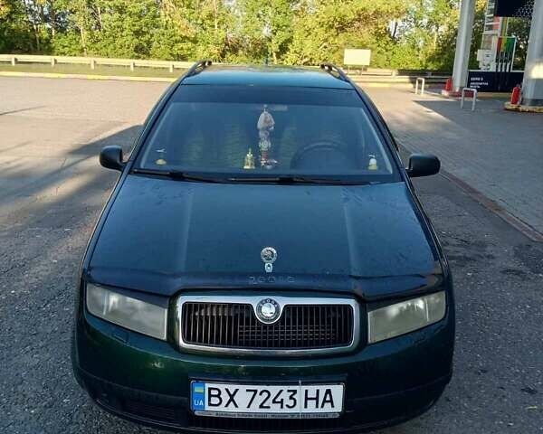Зелений Шкода Фабія, об'ємом двигуна 1.4 л та пробігом 290 тис. км за 2900 $, фото 1 на Automoto.ua