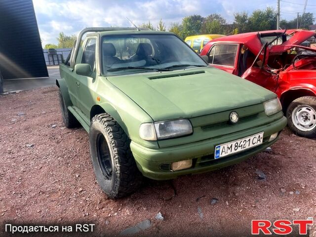 Зеленый Шкода Фелиция, объемом двигателя 1.3 л и пробегом 245 тыс. км за 1600 $, фото 1 на Automoto.ua